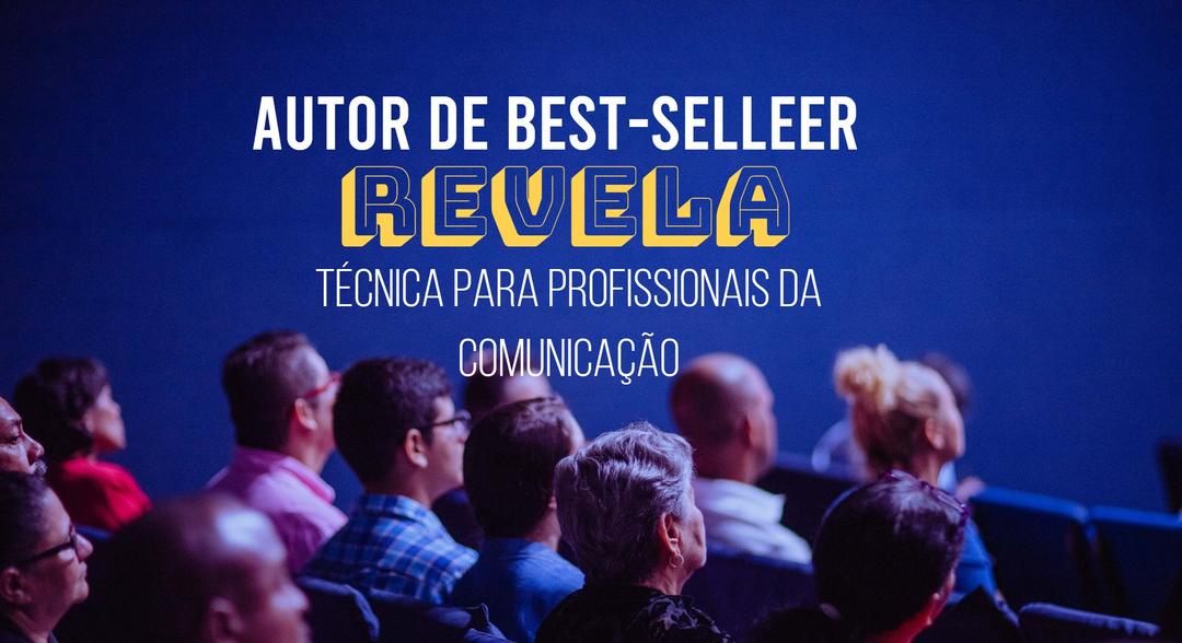 Autor de best-seller REVELA técnica para profissionais da comunicação